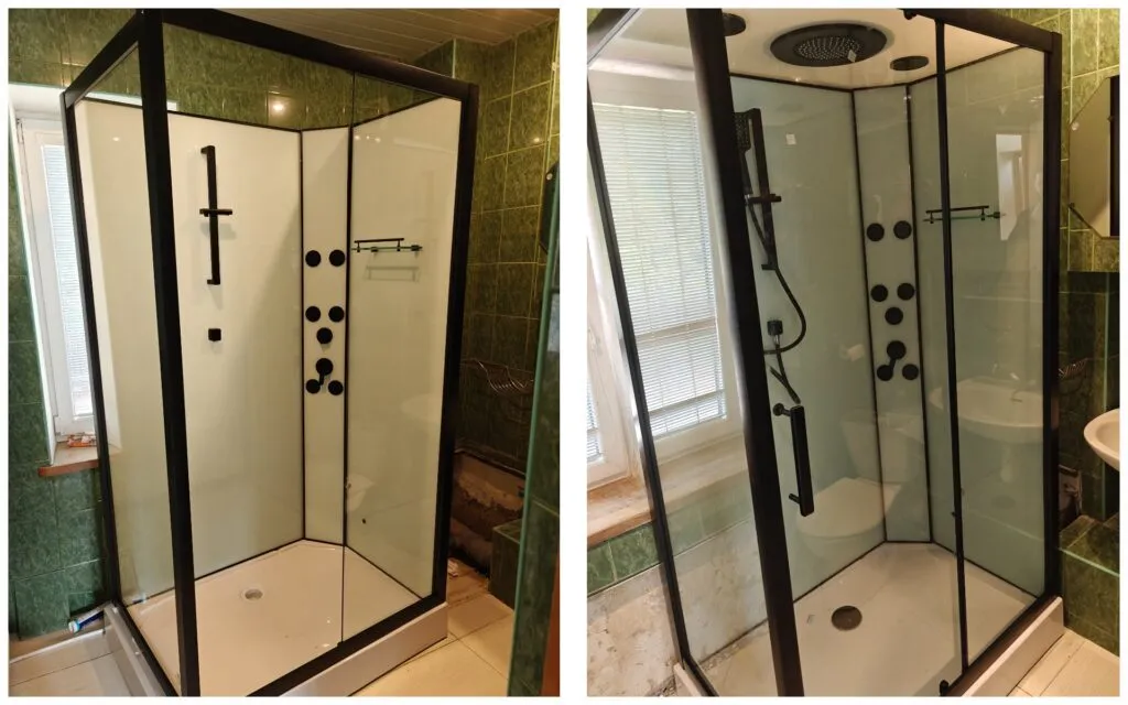 Dušo kabinos montavimas